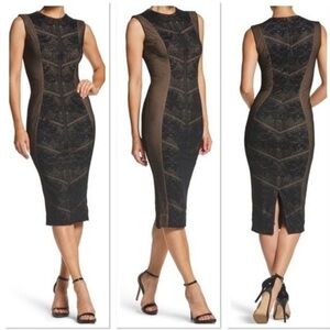 NWT - Dress the Population - Black Lace Dress - Size Small